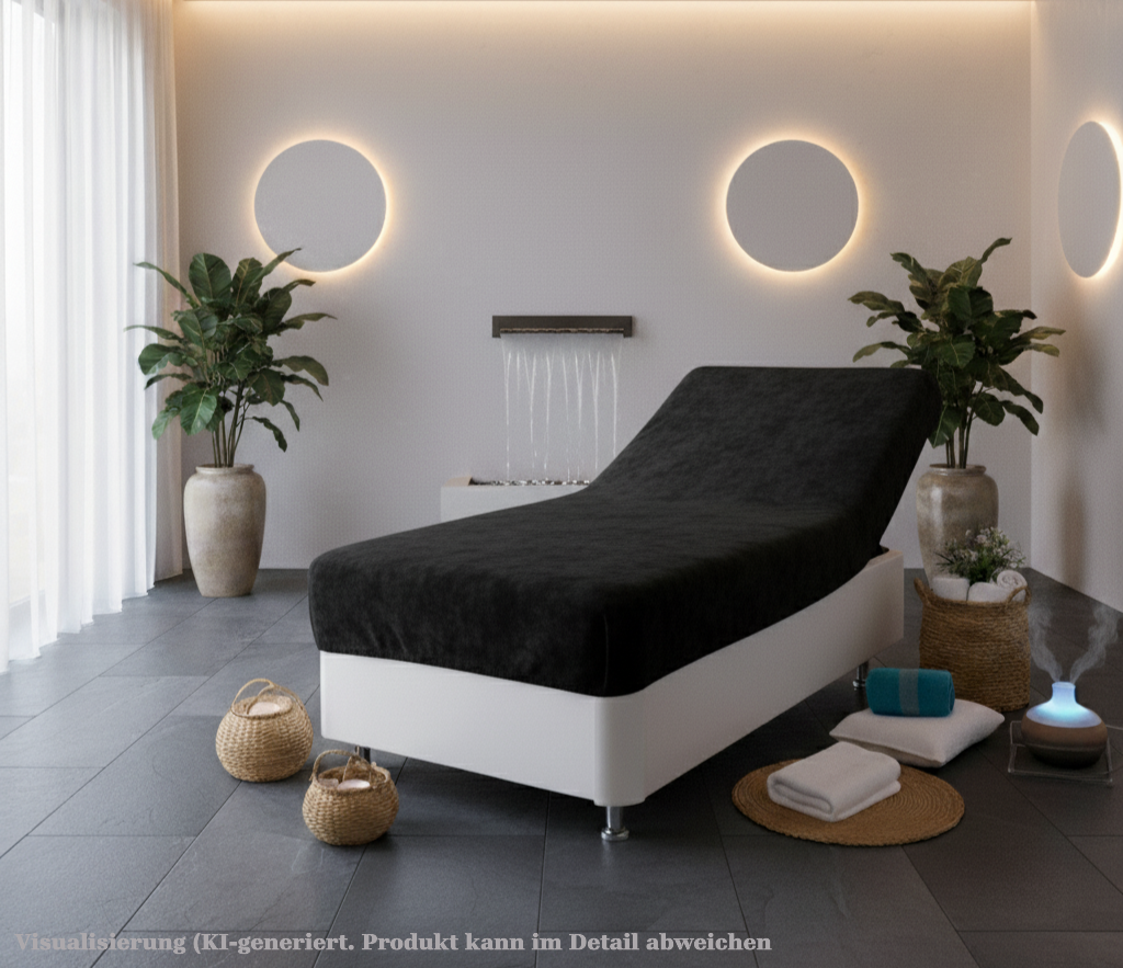 Wellnessliegenbezug in Studio (Ebony)